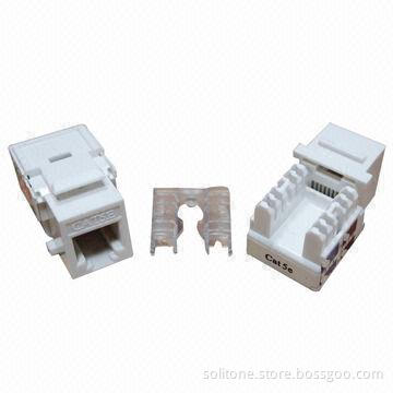 Unshielded RJ45 Cat5e Keystone Jacks (90 Degrees), Surface Mount Boxes and Blank Patch Panels